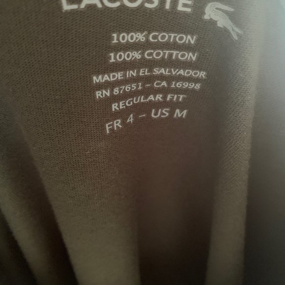 Thin Lacoste Hoodie Small - Picture 4 of 10